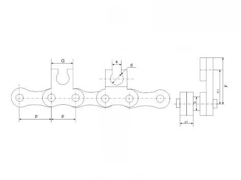Stainless Steel Rod Ice Lollipop Chain